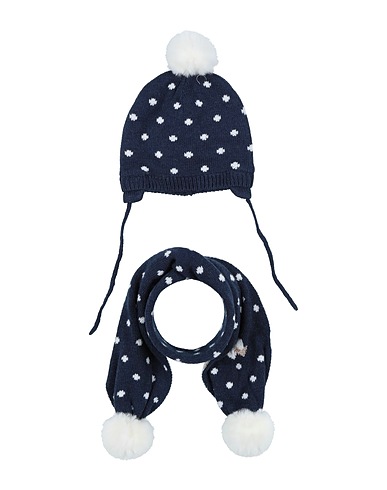 CHICCO Baby accessories set Midnight blue 30% Polyamide, 30% Polyester, 20% Viscose, 10% Acrylic, 10% Wool