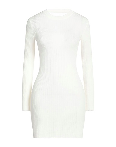 VICOLO Sheath dress Ivory 70% Viscose, 30% Polyester