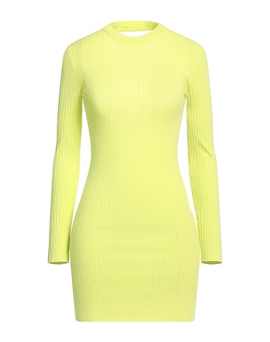 VICOLO Tubino Verde lime 70% Viscosa, 30% Poliestere
