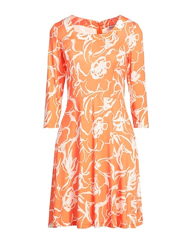 HOPPER Vestito corto Arancione 100% Viscosa