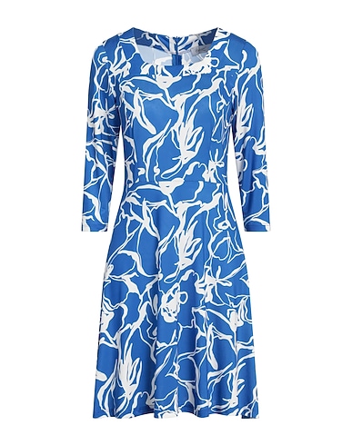 HOPPER Short dress Blue 100% Viscose