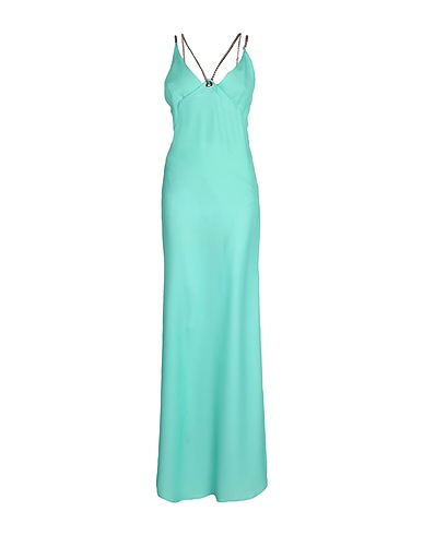 MONIQUE GARÇONNE Long dress Light green 100% Polyester