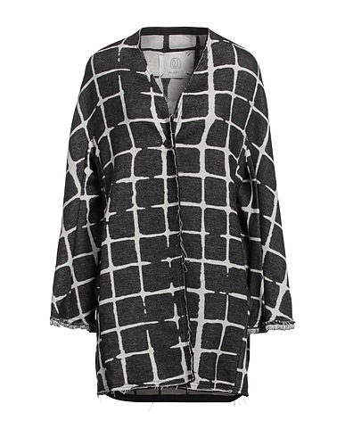 EVEN IF Lange Jacke Braungrau 70% Baumwolle, 20% Acryl, 10% Andere Fasern