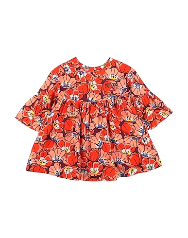 KENZO KIDS Kleid Orange 100% Lyocell