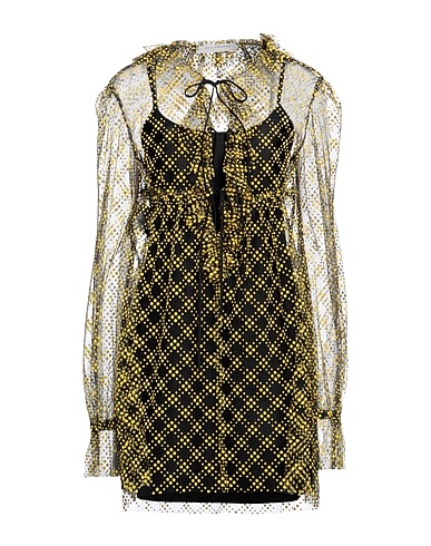 PHILOSOPHY di LORENZO SERAFINI Short dress Yellow 100% Polyamide