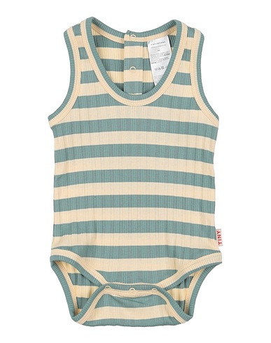 TINYCOTTONS Baby bodysuit Sage green 96% Pima Cotton, 4% Elastane