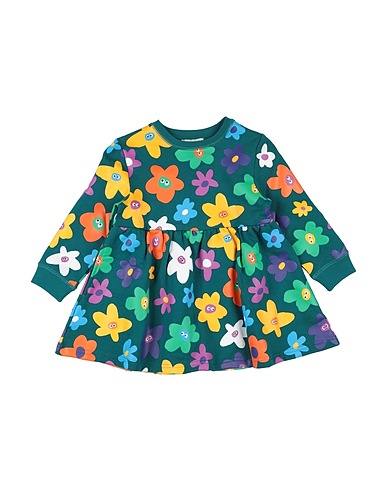 STELLA McCARTNEY KIDS Dress Deep teal 100% Cotton, Elastane