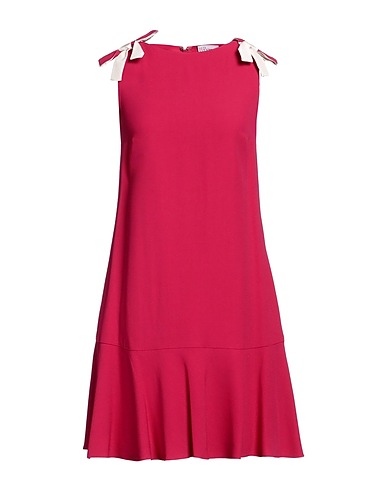 REDValentino Short dress Magenta 70% Acetate, 30% Viscose