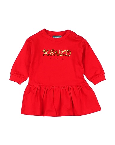 KENZO KIDS Baby dress ROSSO 100% Cotton, Elastane
