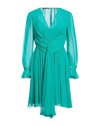ALBERTA FERRETTI Vestito midi Verde smeraldo 81% Acetato, 13% Seta, 6% Elastan