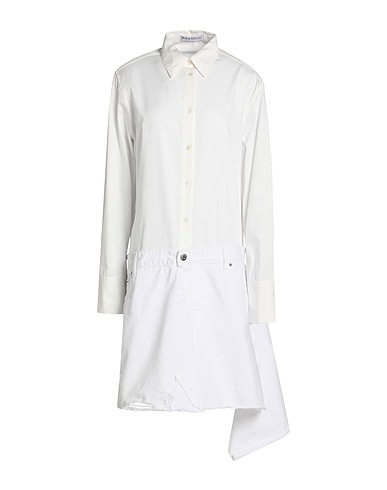 JW ANDERSON Denim dress White 100% Cotton