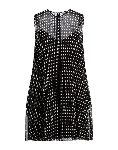 REDValentino Pleated dress Black 100% Polyester