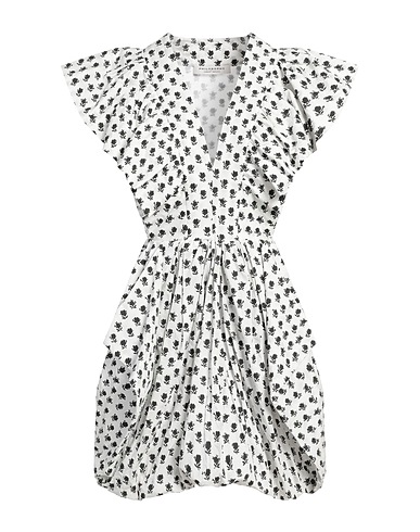 PHILOSOPHY di LORENZO SERAFINI Short dress White 100% Cotton