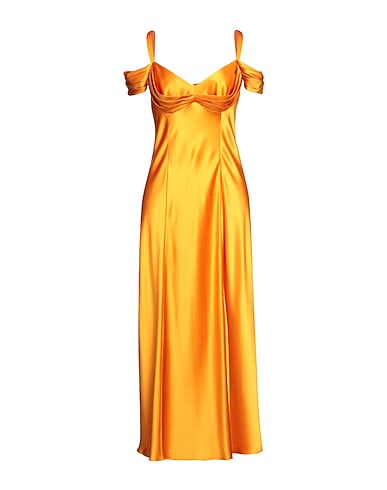 ALBERTA FERRETTI Silk dress ARANCIONE 100% Silk
