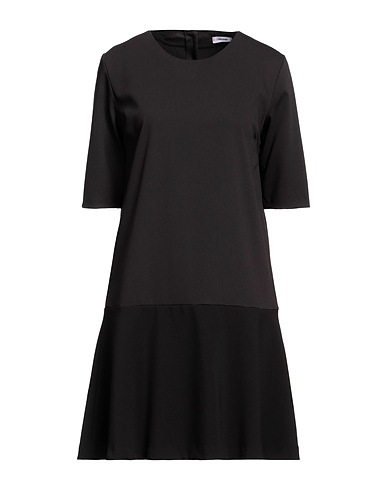 ROSSOPURO Short dress Black 63% Polyester, 32% Viscose, 5% Elastane