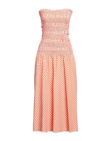 KENZO Midi dress Orange 100% Cotton