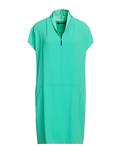 LAURÈL Short dress Green 82% Triacetate, 18% Polyester