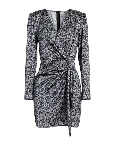 VICOLO Short dress Grey 100% Polyester