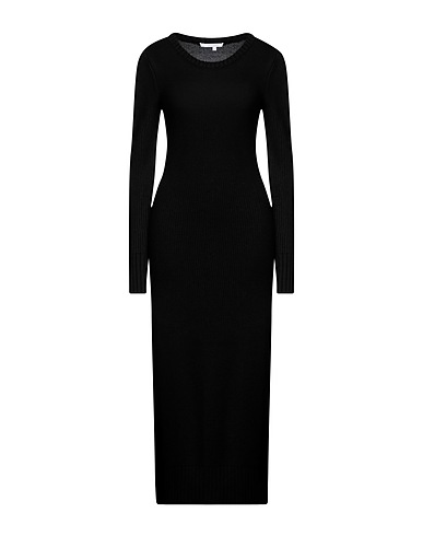 PATRIZIA PEPE Midi dress Black 50% Acrylic, 50% Wool