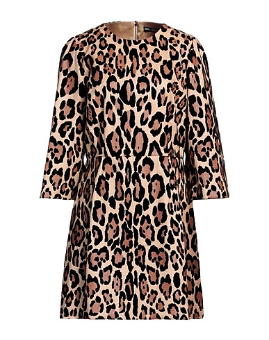 DOLCE&GABBANA Short dress Beige 56% Polyamide, 44% Cotton