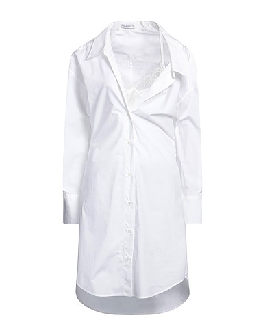 JW ANDERSON Midi dress White 100% Cotton, Polyester