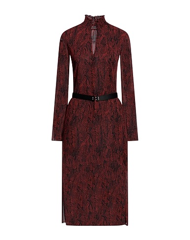 PATRIZIA PEPE Midi dress Rust 100% Polyester