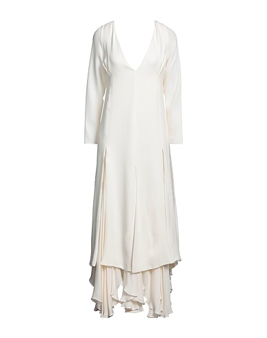 KHAITE Long dress Ivory 100% Silk