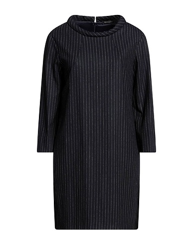 ANTONELLI Short dress Midnight blue 74% Wool, 25% Polyamide, 1% Elastane