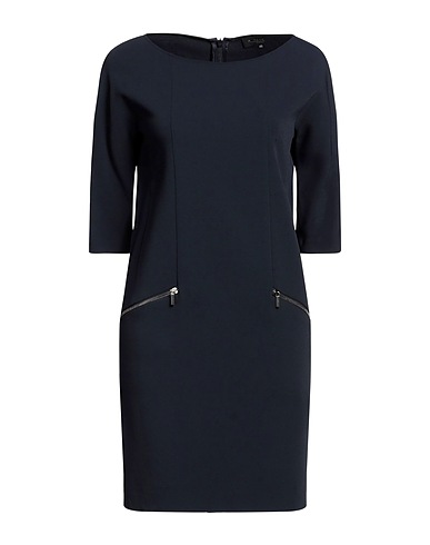 ANTONELLI Short dress Midnight blue 59% Viscose, 37% Acetate, 4% Elastane