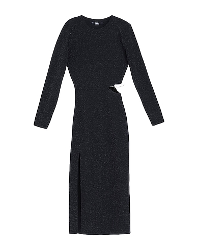 KARL LAGERFELD Платье миди LSLV LUREX JERSEY DRESS NERO 85% Полиэстер, 10% Металлическое волокно, 5% Эластан