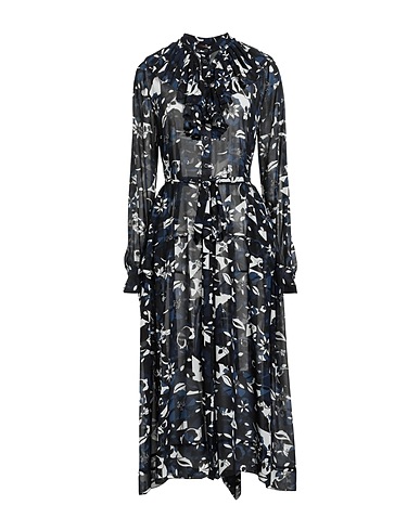 HIGH Midi dress Midnight blue 100% Polyester