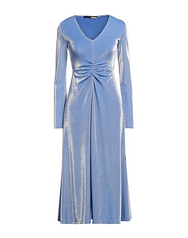 ROTATE BIRGER CHRISTENSEN Midi dress Light blue 65% Recycled polyamide, 35% Polyester
