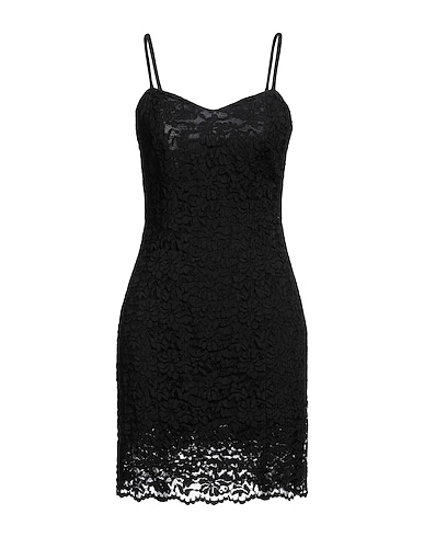 DOLCE&GABBANA Sheath dress Black 55% Polyamide, 45% Viscose, Silk, Elastane, Cotton