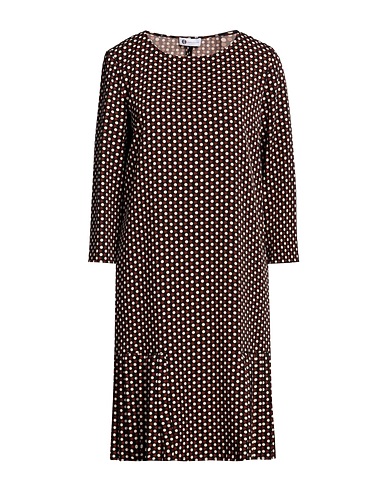 DIANA GALLESI Short dress Black 93% Polyester, 7% Elastane
