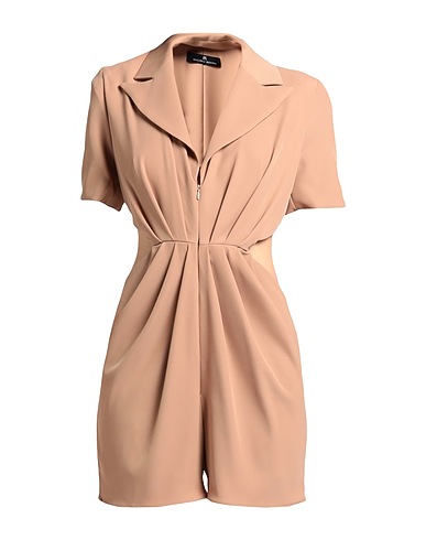 MONIQUE GARÇONNE Combinaisons et Salopettes Camel 96% Polyester, 4% Élasthanne