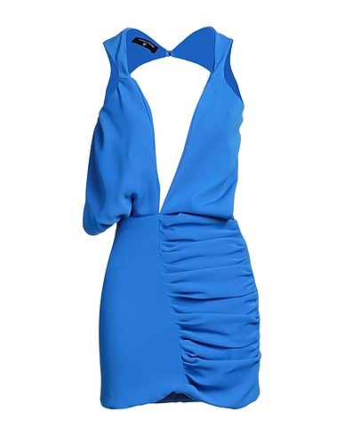 MONIQUE GARÇONNE Short dress Bright blue 100% Polyester