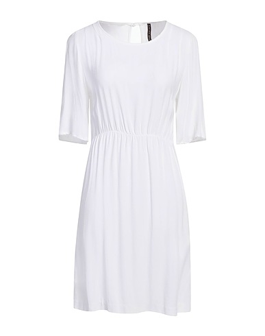 MANILA GRACE Short dress White 100% Viscose