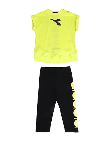 DIADORA Completo Baby  Verde lime 100% Cotone