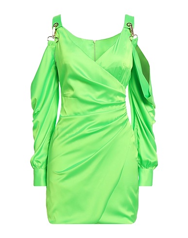 MONIQUE GARÇONNE Vestito corto Verde 100% Poliestere