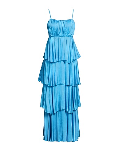 BRAND UNIQUE Long dress Azure 100% Viscose
