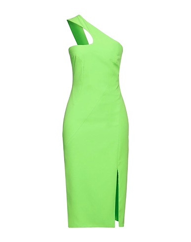 MONIQUE GARÇONNE Midi dress Light green 100% Polyester