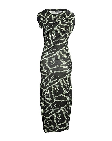 ANDREAS KRONTHALER x VIVIENNE WESTWOOD Vestito lungo Verde scuro 96% Viscosa, 4% Elastan