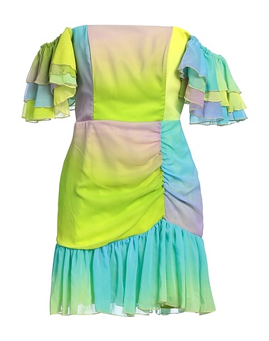 MATILDE COUTURE Short dress Yellow 100% Polyester