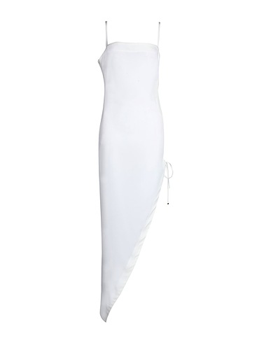 ALBERTO AUDENINO Long dress White 94% Polyester, 6% Elastane