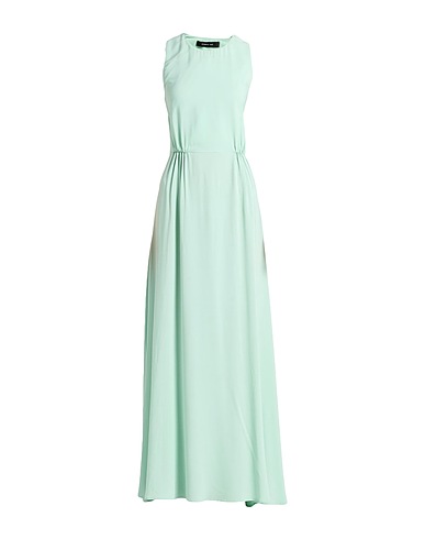 FEDERICA TOSI Long dress Light green 68% Silk, 32% Acetate