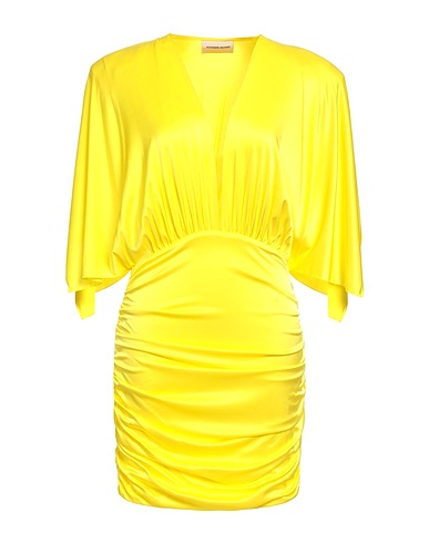 ALEXANDRE VAUTHIER Vestito corto Giallo 90% Viscosa, 10% Elastan