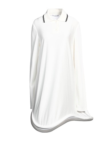 JW ANDERSON Office dress Off white 100% Viscose, Cotton, Polyamide, Elastane