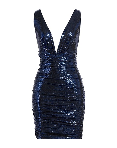ALEXANDRE VAUTHIER Short dress Bright blue 87% Polyamide, 8% Polyester, 5% Elastane