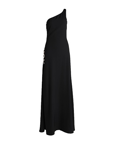 STEFANO DE LELLIS Long dress Black 96% PES - Polyethersulfone, 4% Elastane