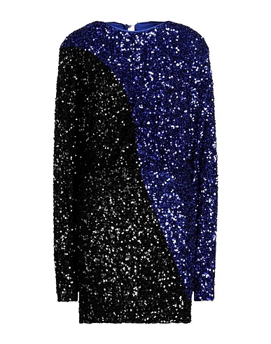 ROTATE BIRGER CHRISTENSEN Short dress Blue 95% Recycled polyester, 5% Elastane
